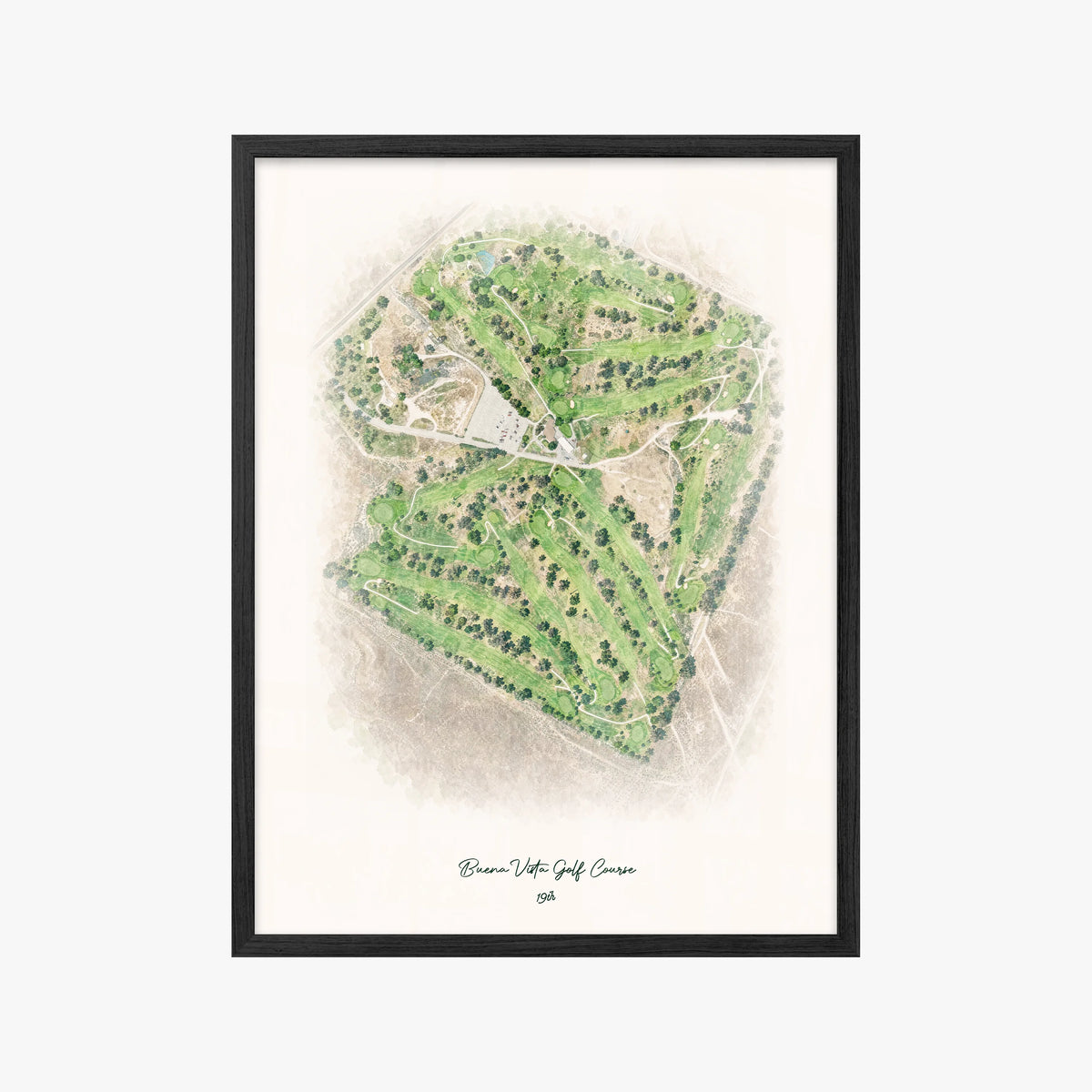 Buena Vista Golf Course black frame