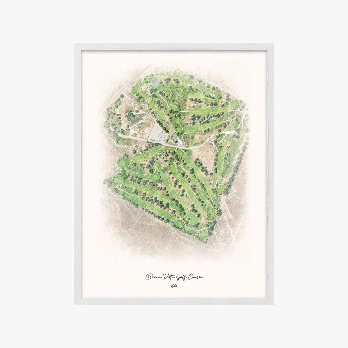 Buena Vista Golf Course white frame