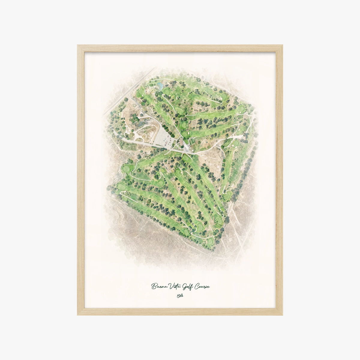 Buena Vista Golf Course wood frame
