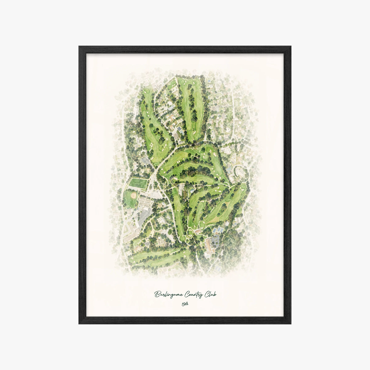 Burlingame Country Club black frame