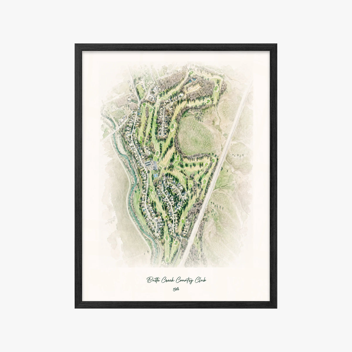 Butte Creek Country Club black frame