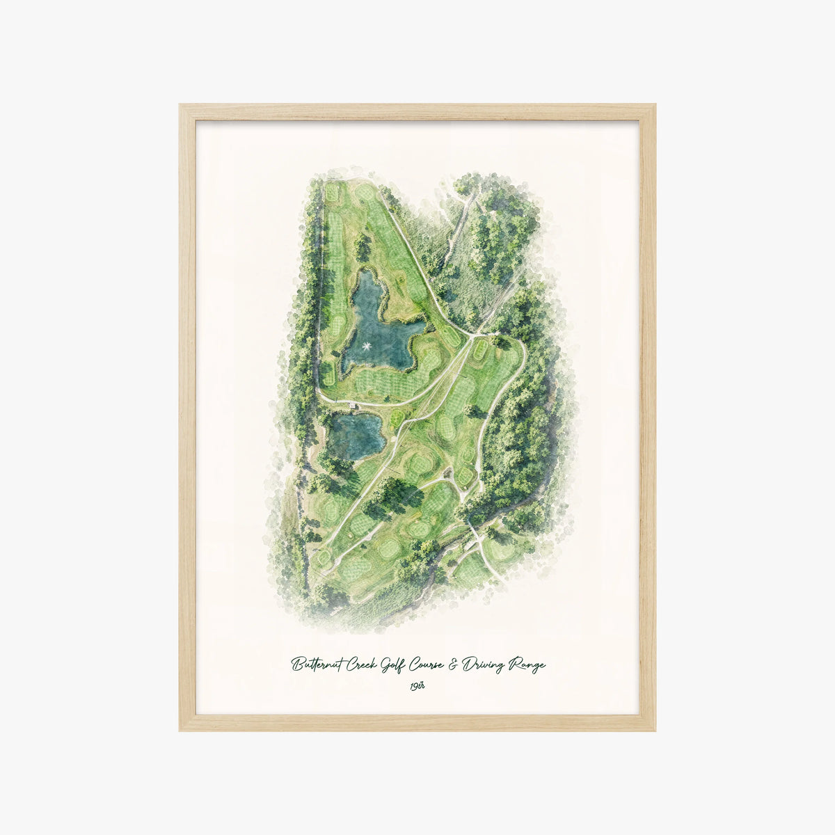 Butternut Creek Golf Course & Driving Range wood frame