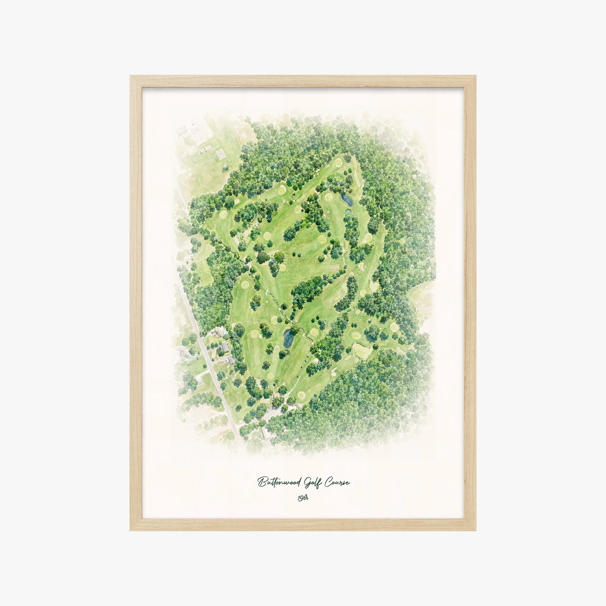 Buttonwood Golf Course wood frame