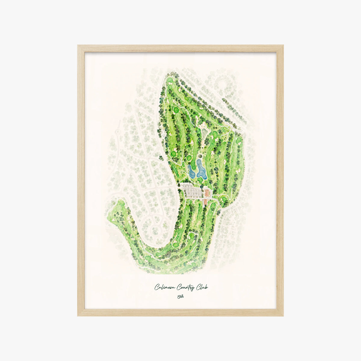Calimesa Country Club wood frame