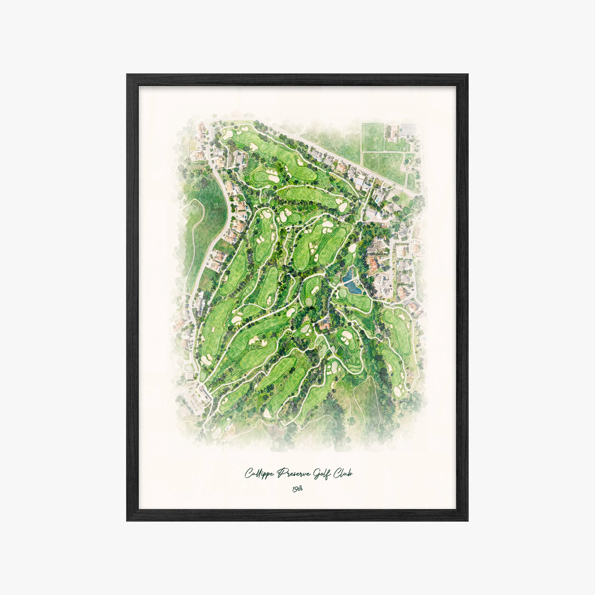 Callippe Preserve Golf Club black frame