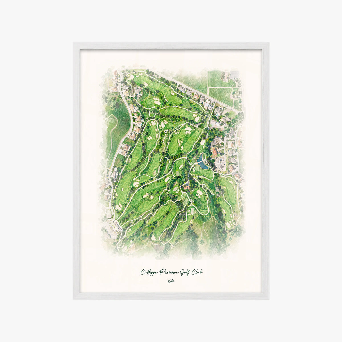 Callippe Preserve Golf Club white frame