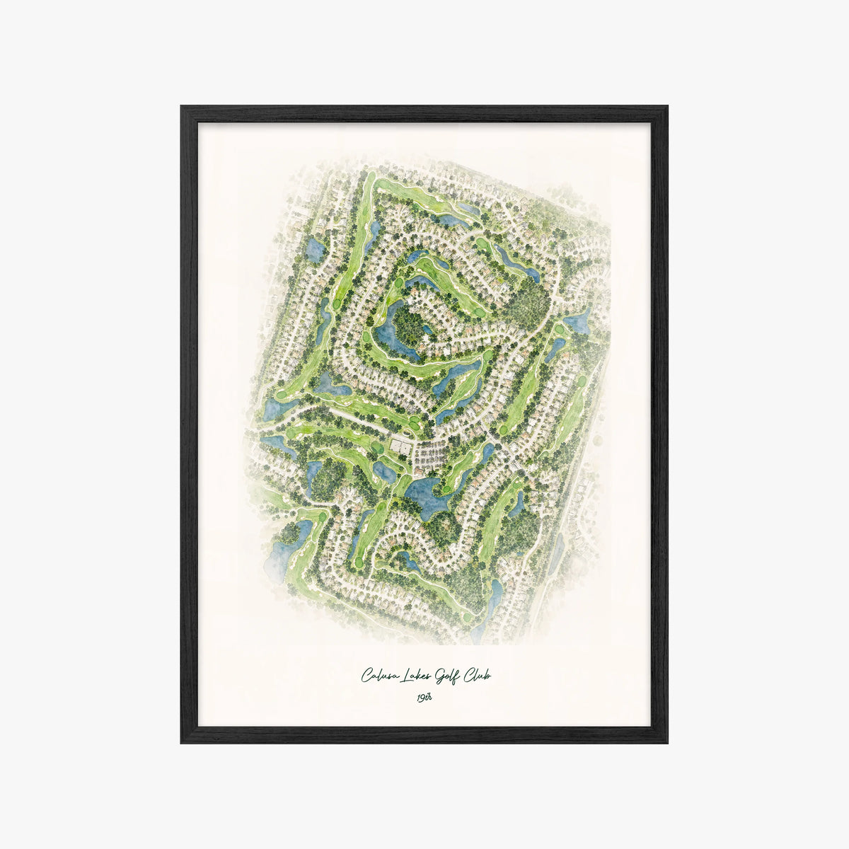 Calusa Lakes Golf Club black frame