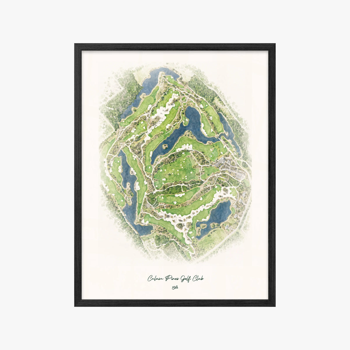 Calusa Pines Golf Club black frame