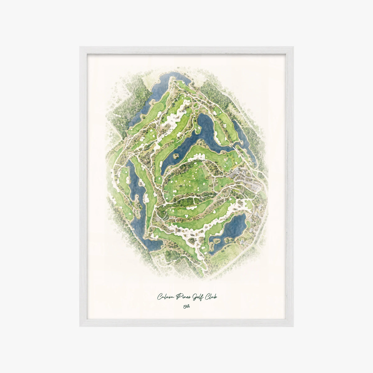 Calusa Pines Golf Club white frame