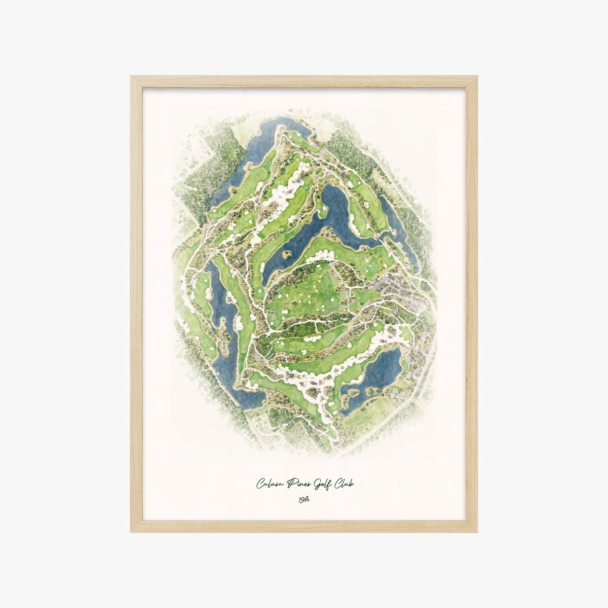 Calusa Pines Golf Club wood frame