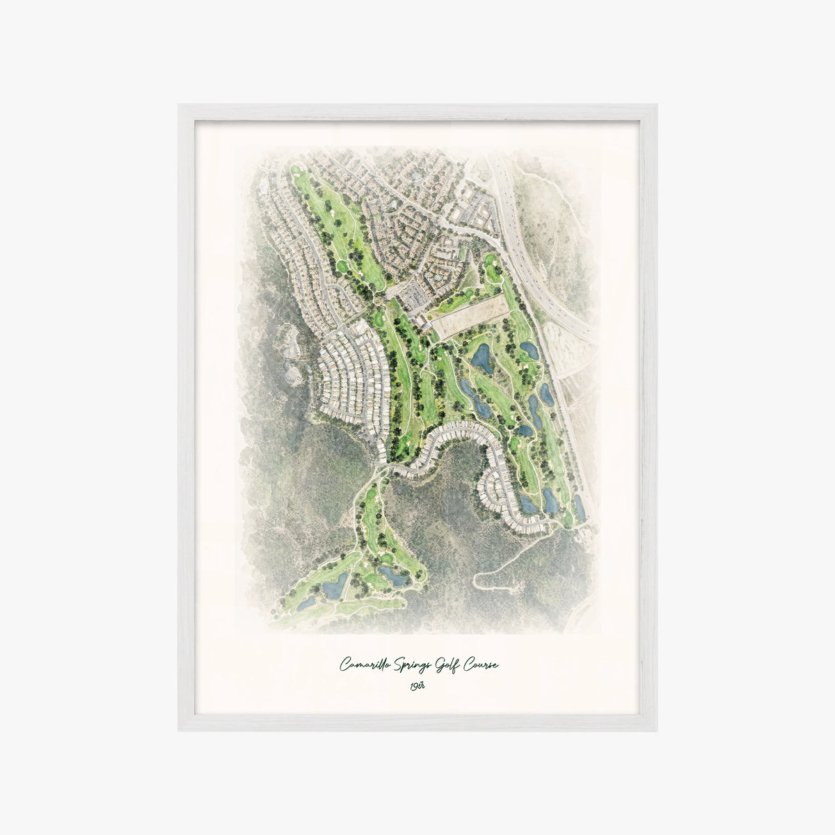 Camarillo Springs Golf Course white frame