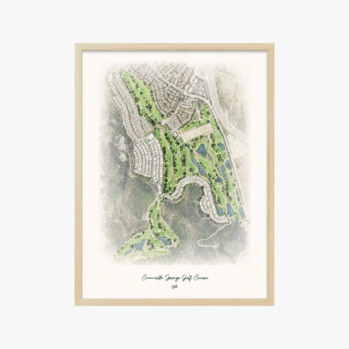 Camarillo Springs Golf Course wood frame