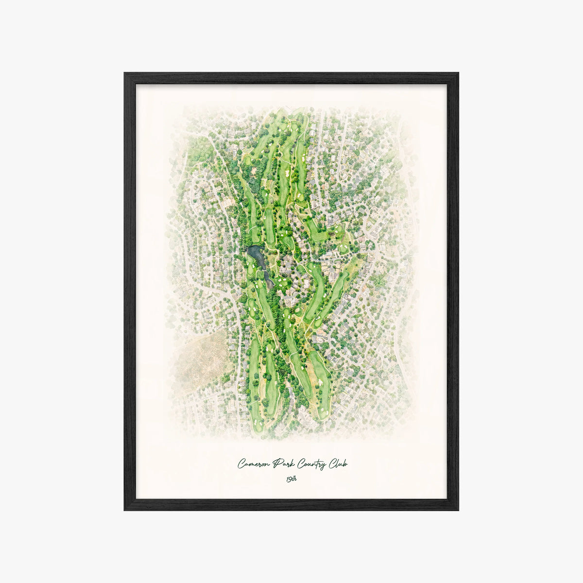 Cameron Park Country Club black frame