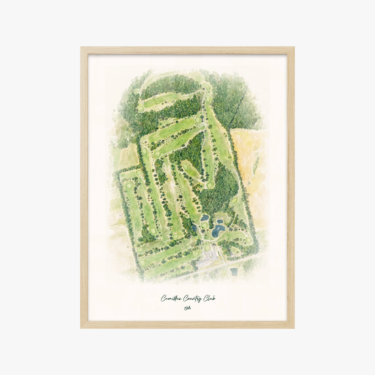 Camillus Country Club wood frame