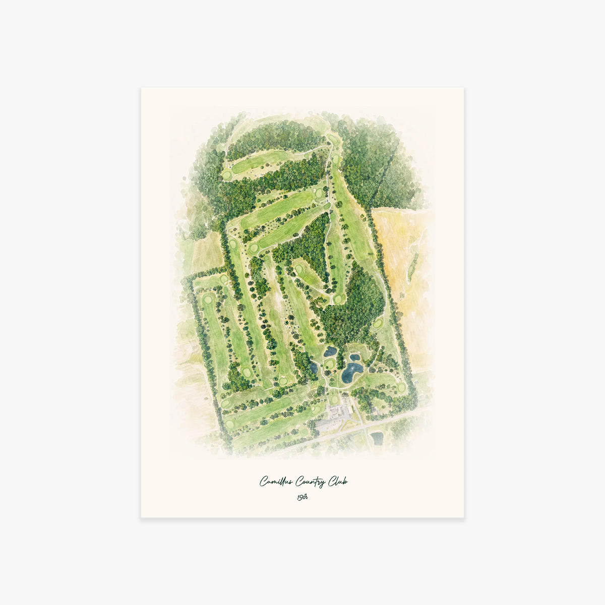 Camillus Country Club printed artwork