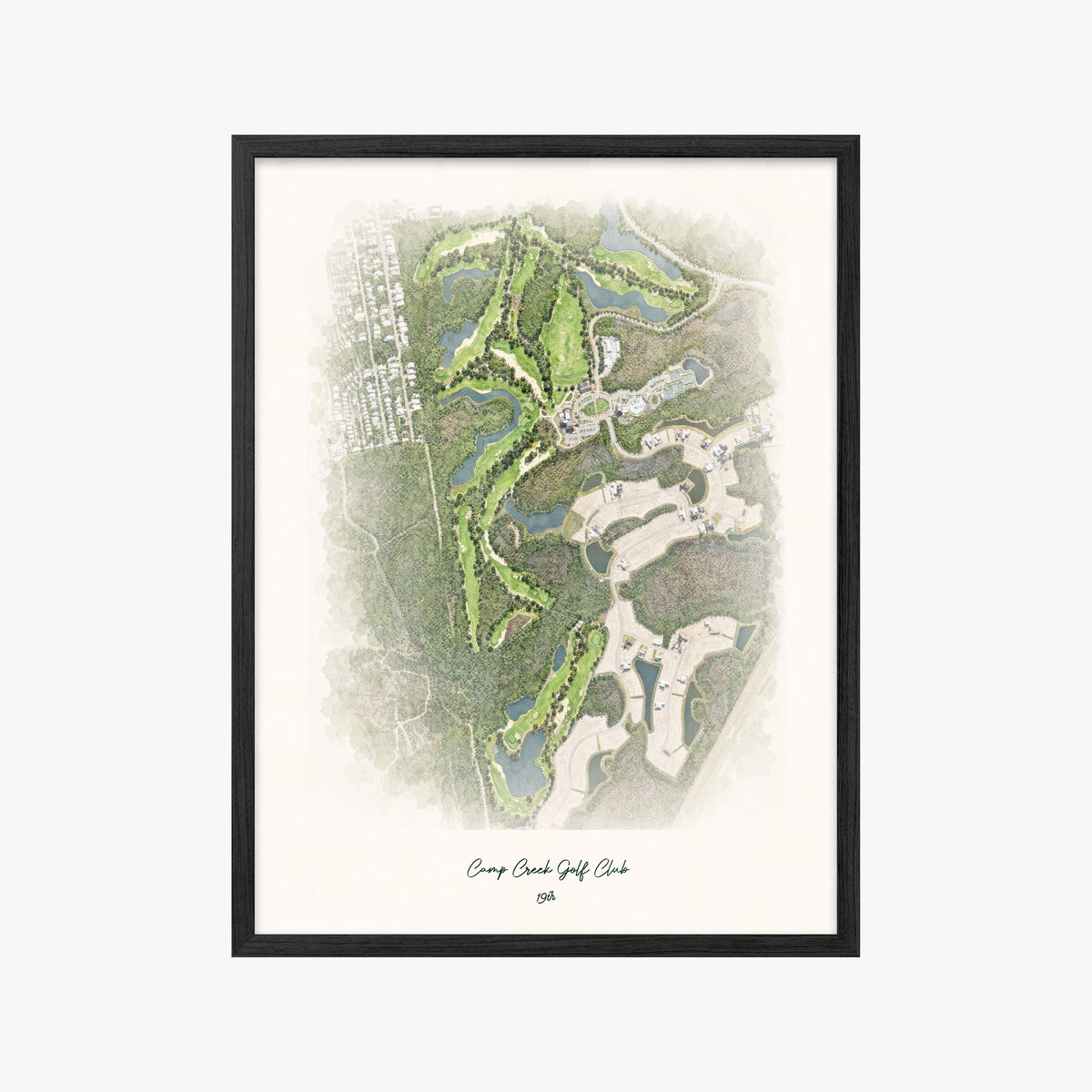 Camp Creek Golf Club black frame
