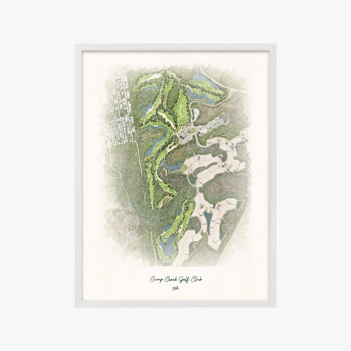 Camp Creek Golf Club white frame