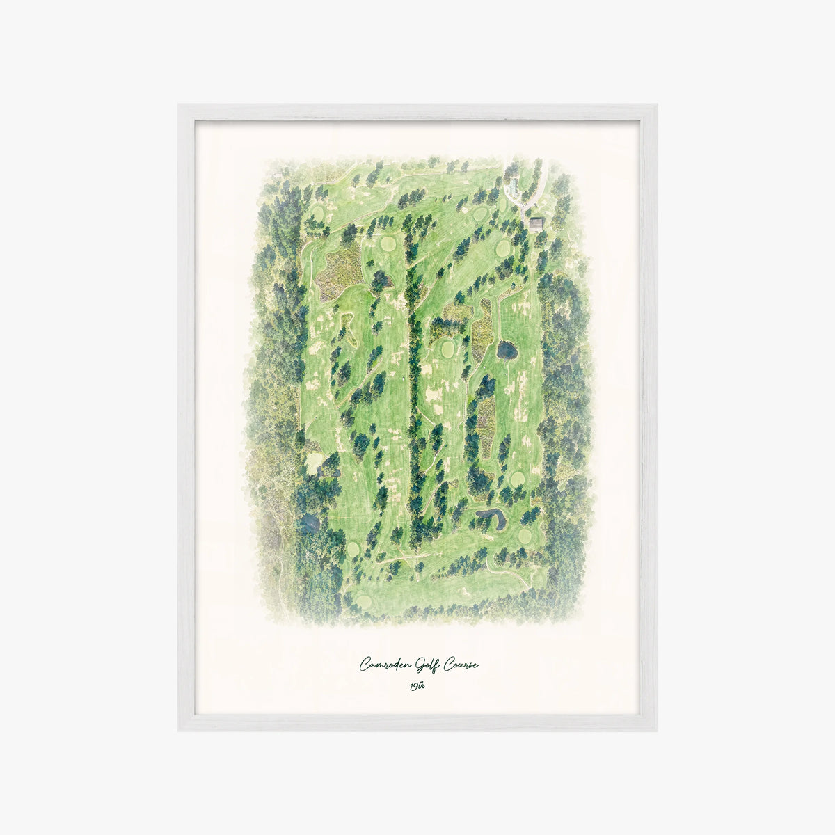Camroden Golf Course white frame