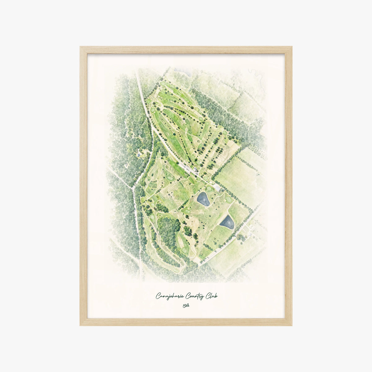 Canajoharie Country Club wood frame