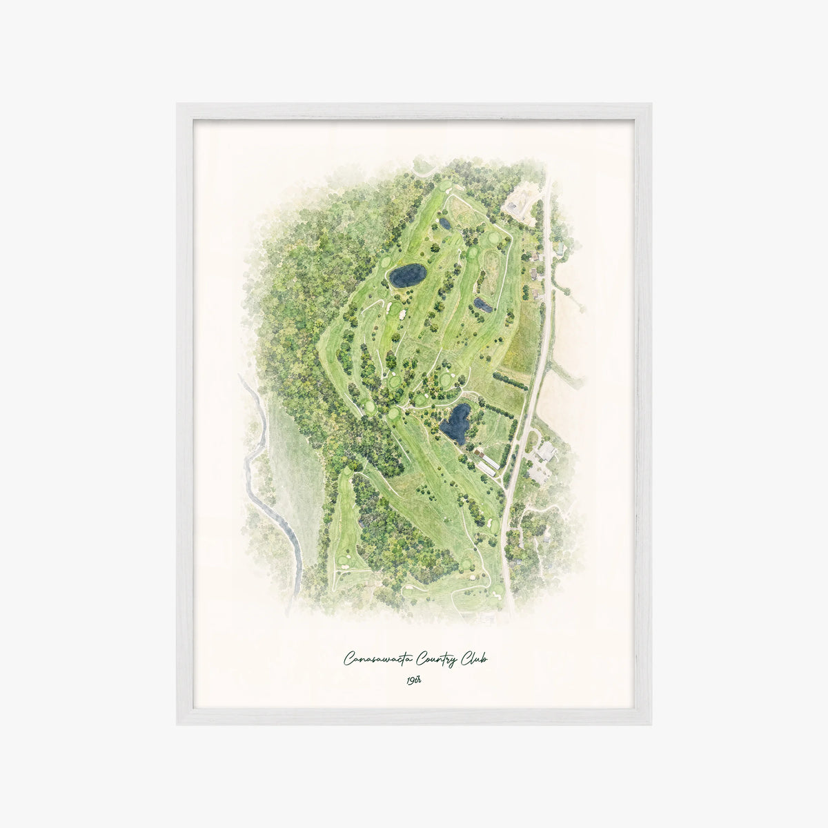 Canasawacta Country Club white frame