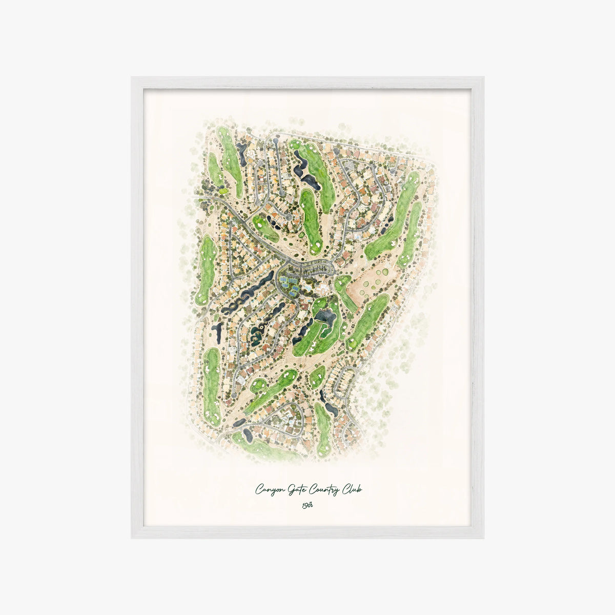 Canyon Gate Country Club white frame