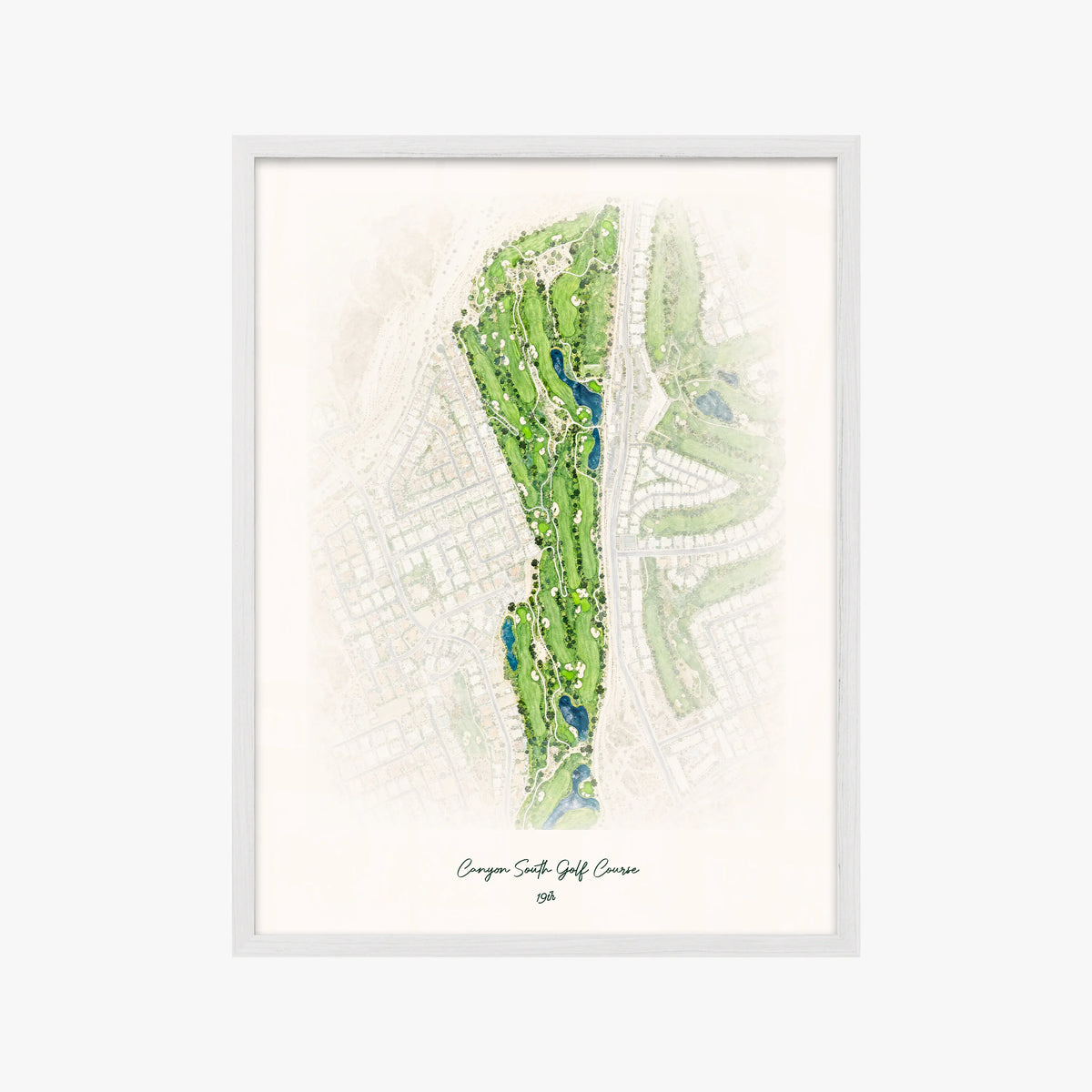 Canyon South Golf Course white frame
