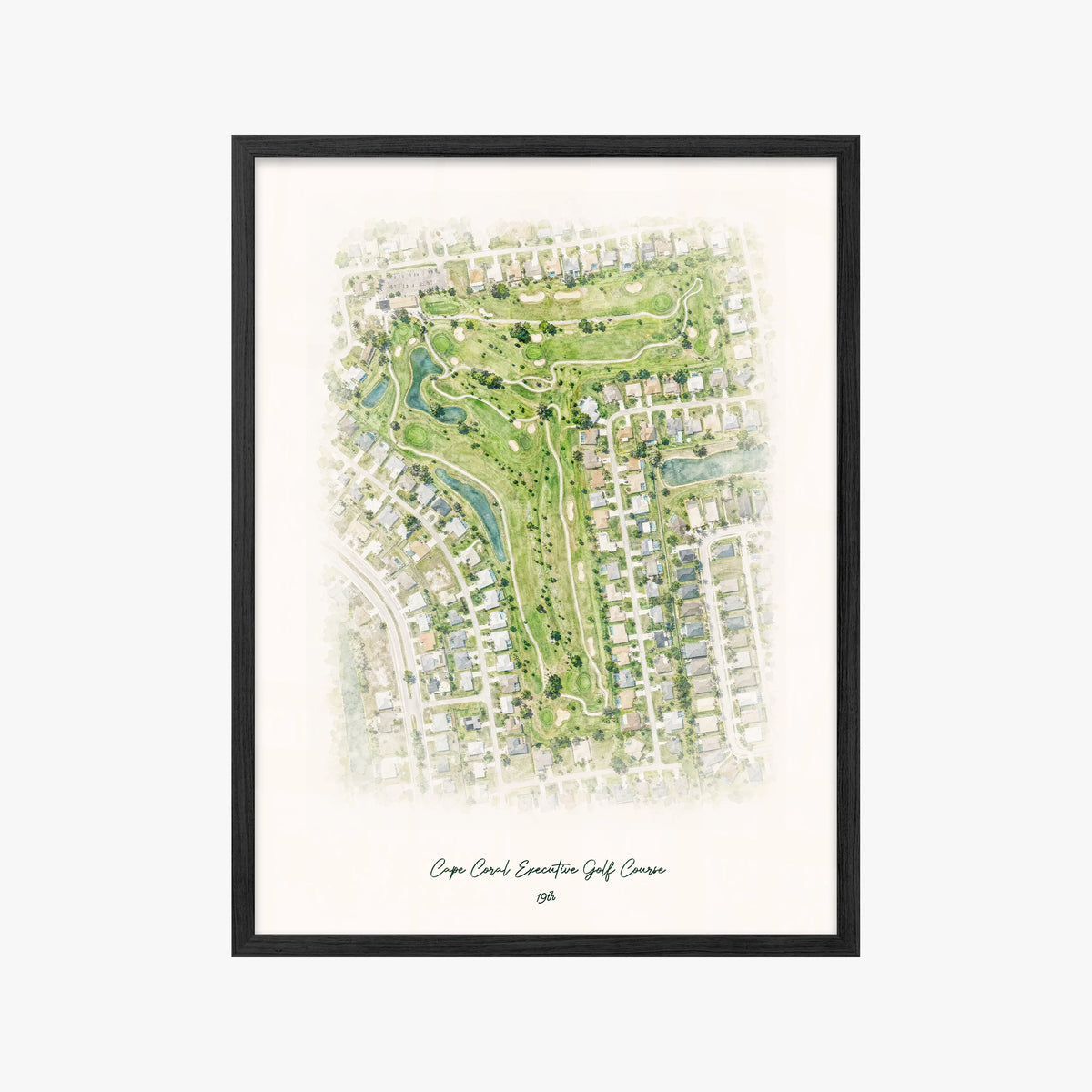Cape Coral Executive Golf Course black frame