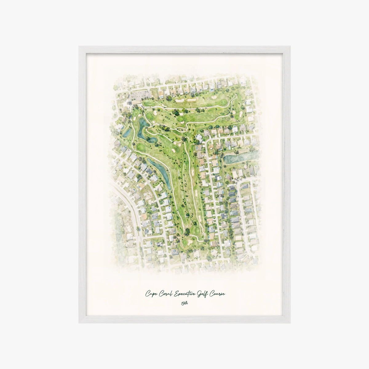 Cape Coral Executive Golf Course white frame