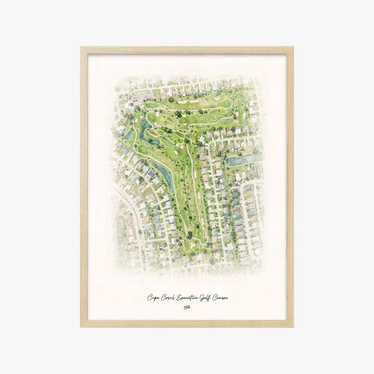 Cape Coral Executive Golf Course wood frame
