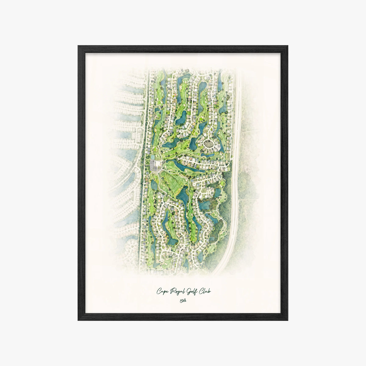 Cape Royal Golf Club black frame