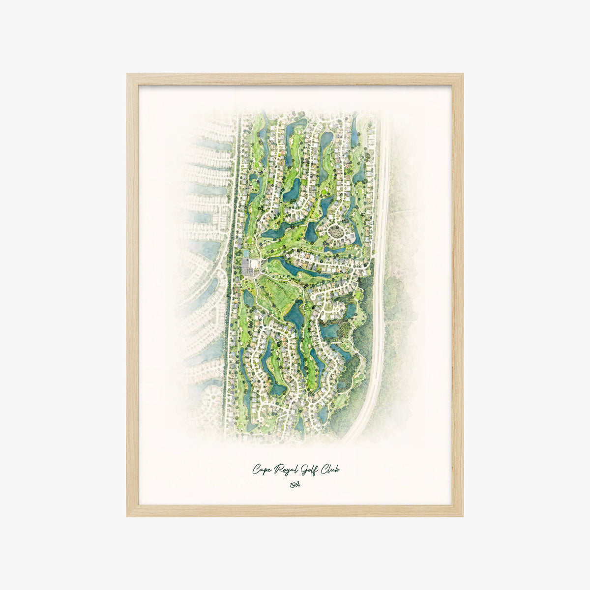Cape Royal Golf Club wood frame