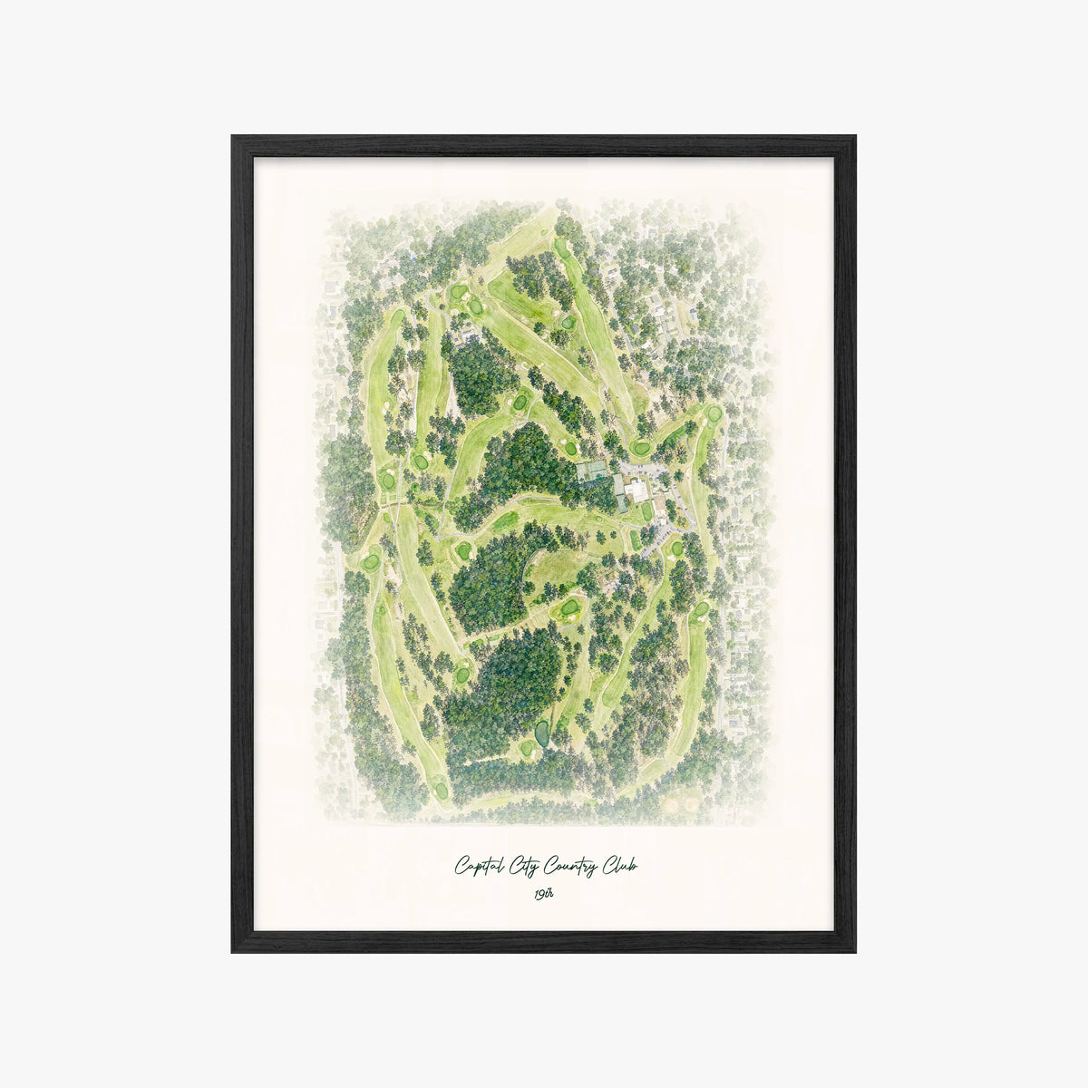 Capital City Country Club black frame