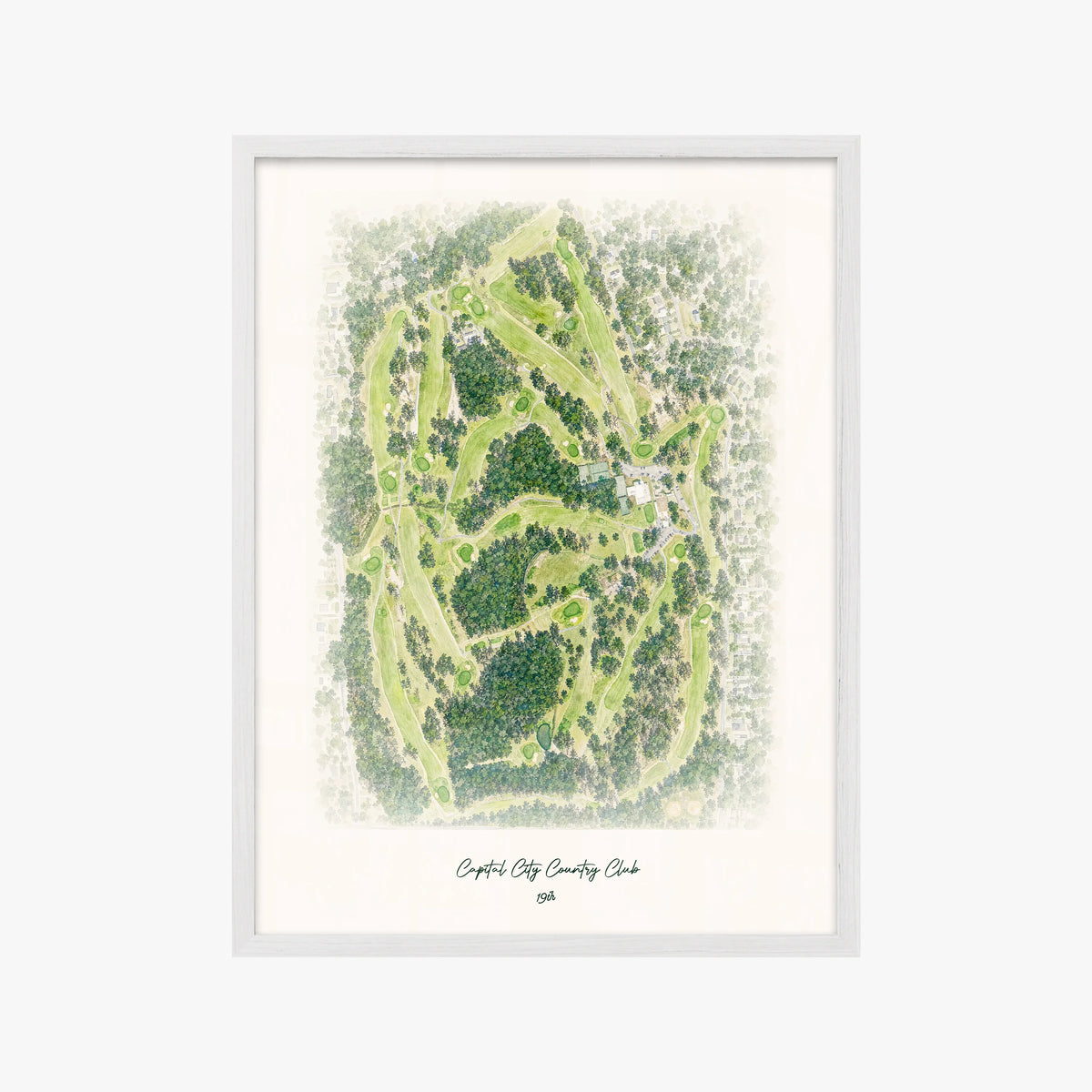 Capital City Country Club white frame