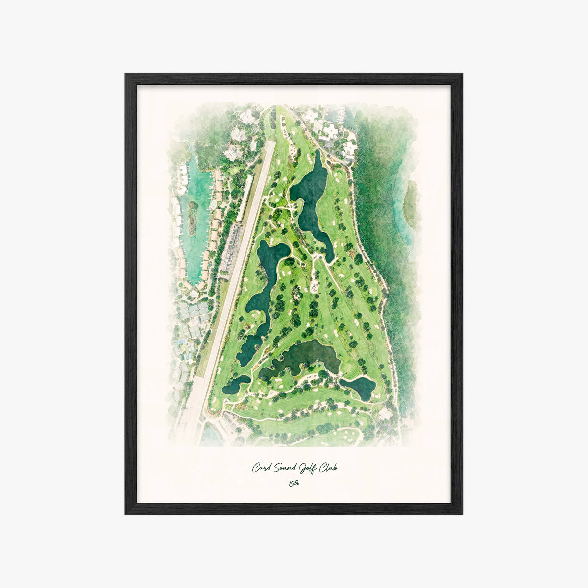 Card Sound Golf Club black frame