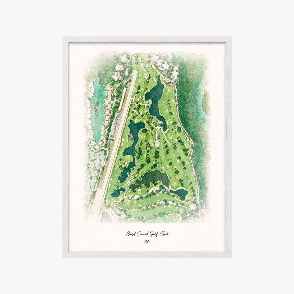 Card Sound Golf Club white frame