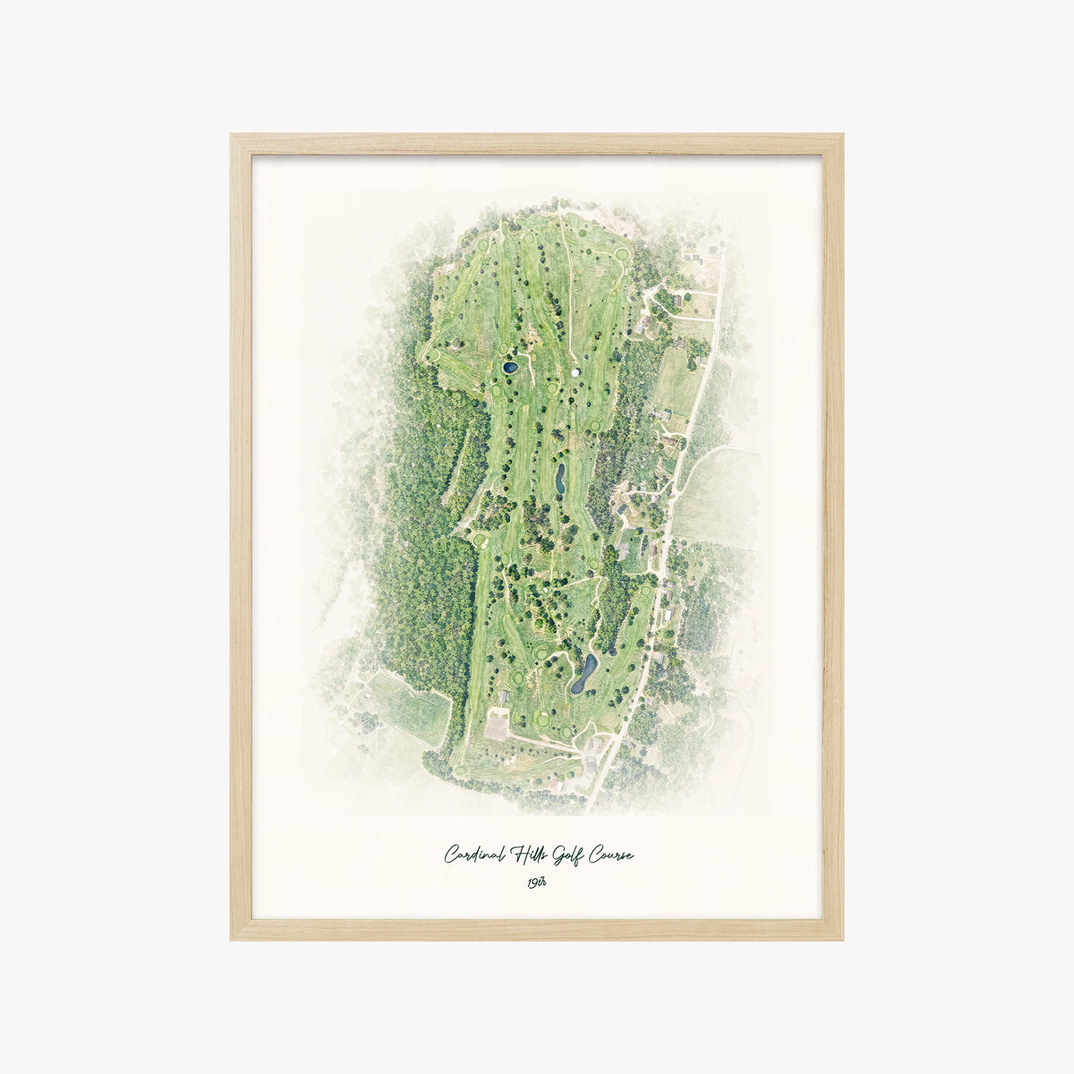 Cardinal Hills Golf Course wood frame