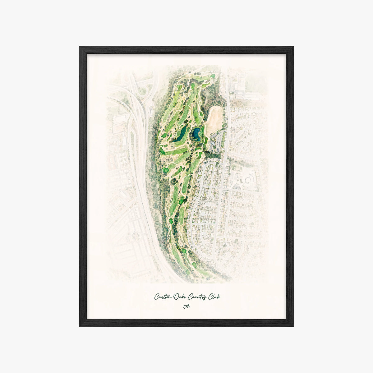 Carlton Oaks Country Club black frame
