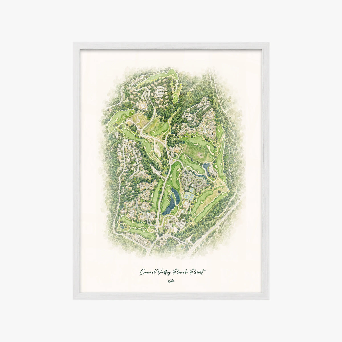 Carmel Valley Ranch Resort white frame