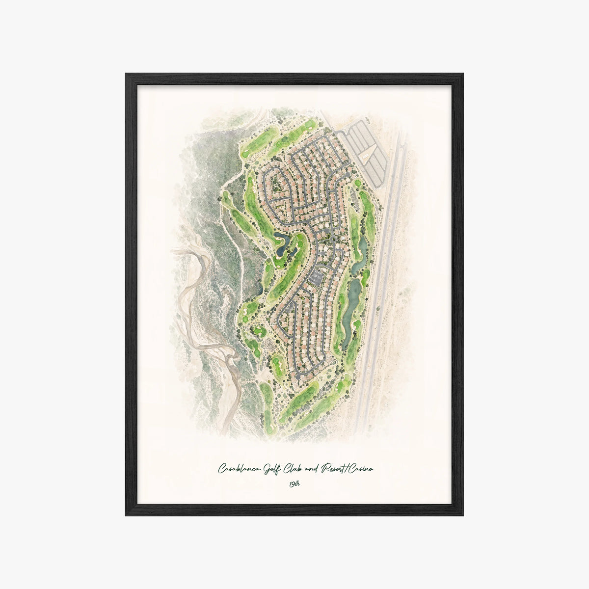 Casablanca Golf Club and Resort/Casino black frame