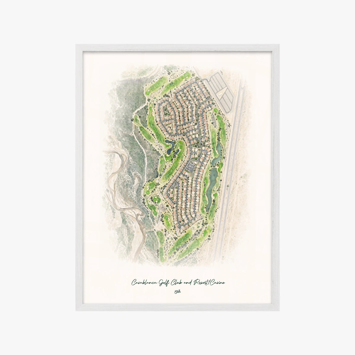 Casablanca Golf Club and Resort/Casino white frame