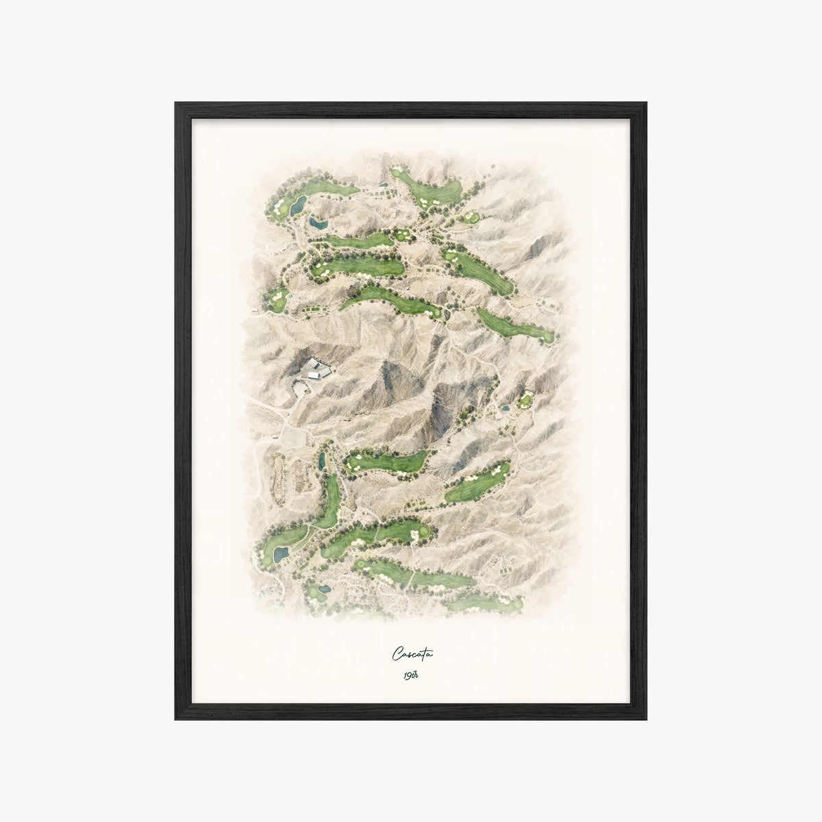 Cascata black frame