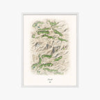 Cascata white frame