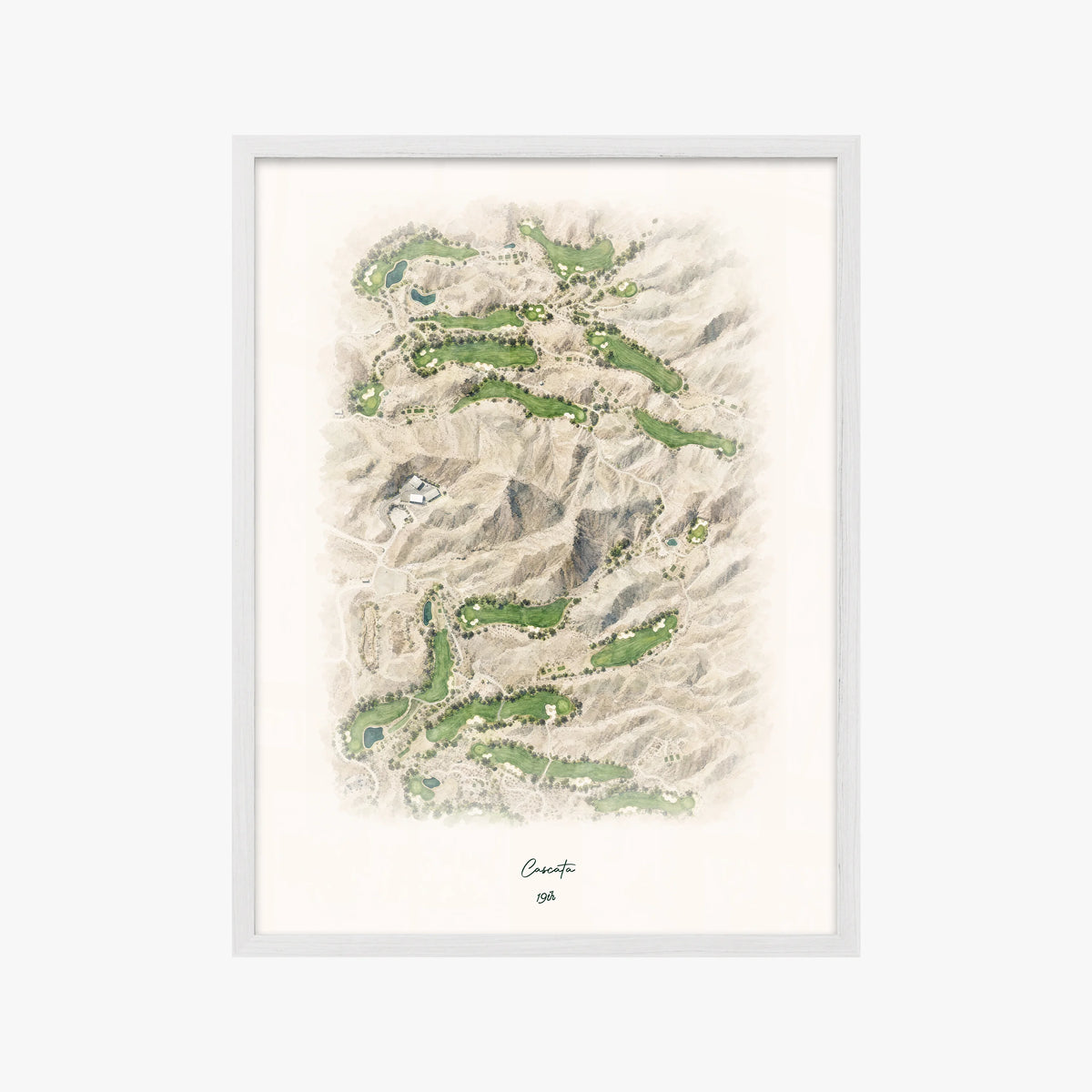 Cascata white frame