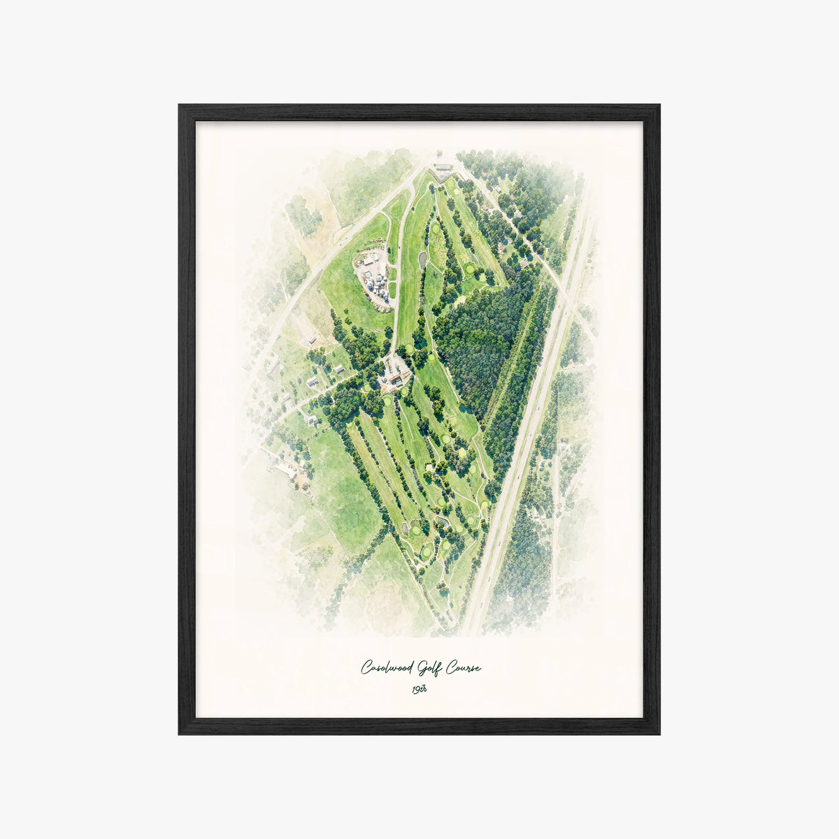 Casolwood Golf Course black frame