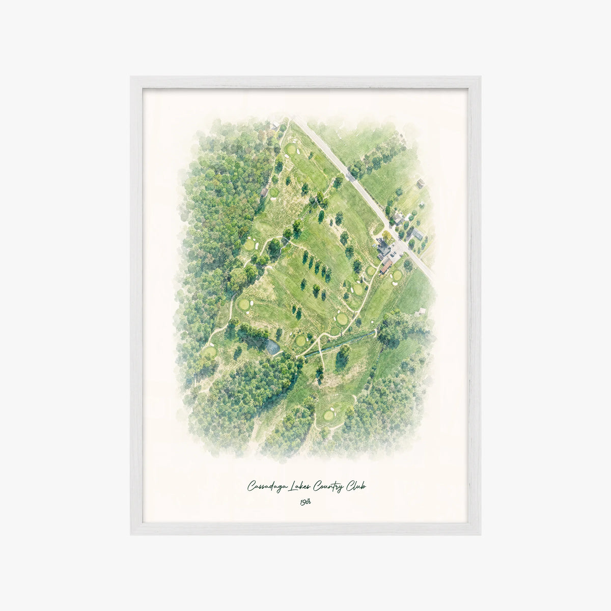 Cassadaga Lakes Country Club white frame
