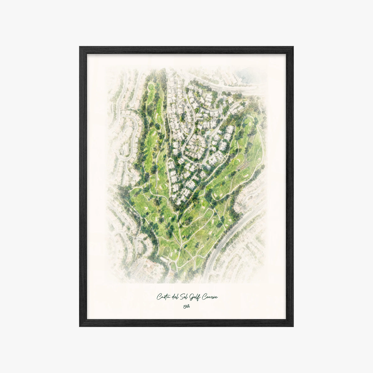 Casta del Sol Golf Course black frame