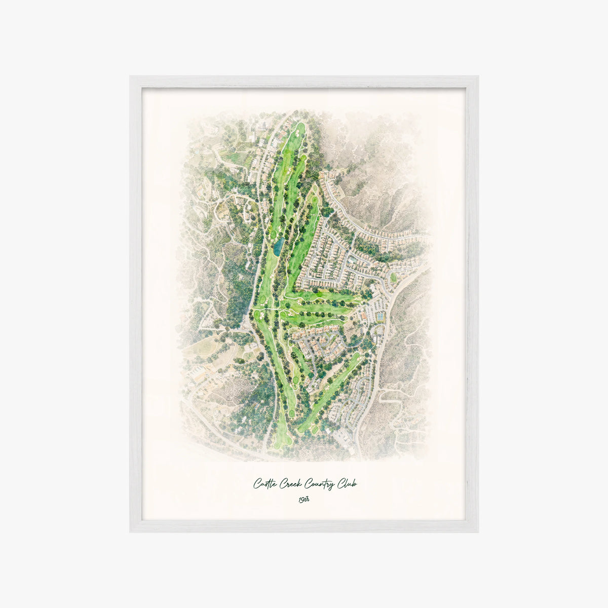 Castle Creek Country Club white frame