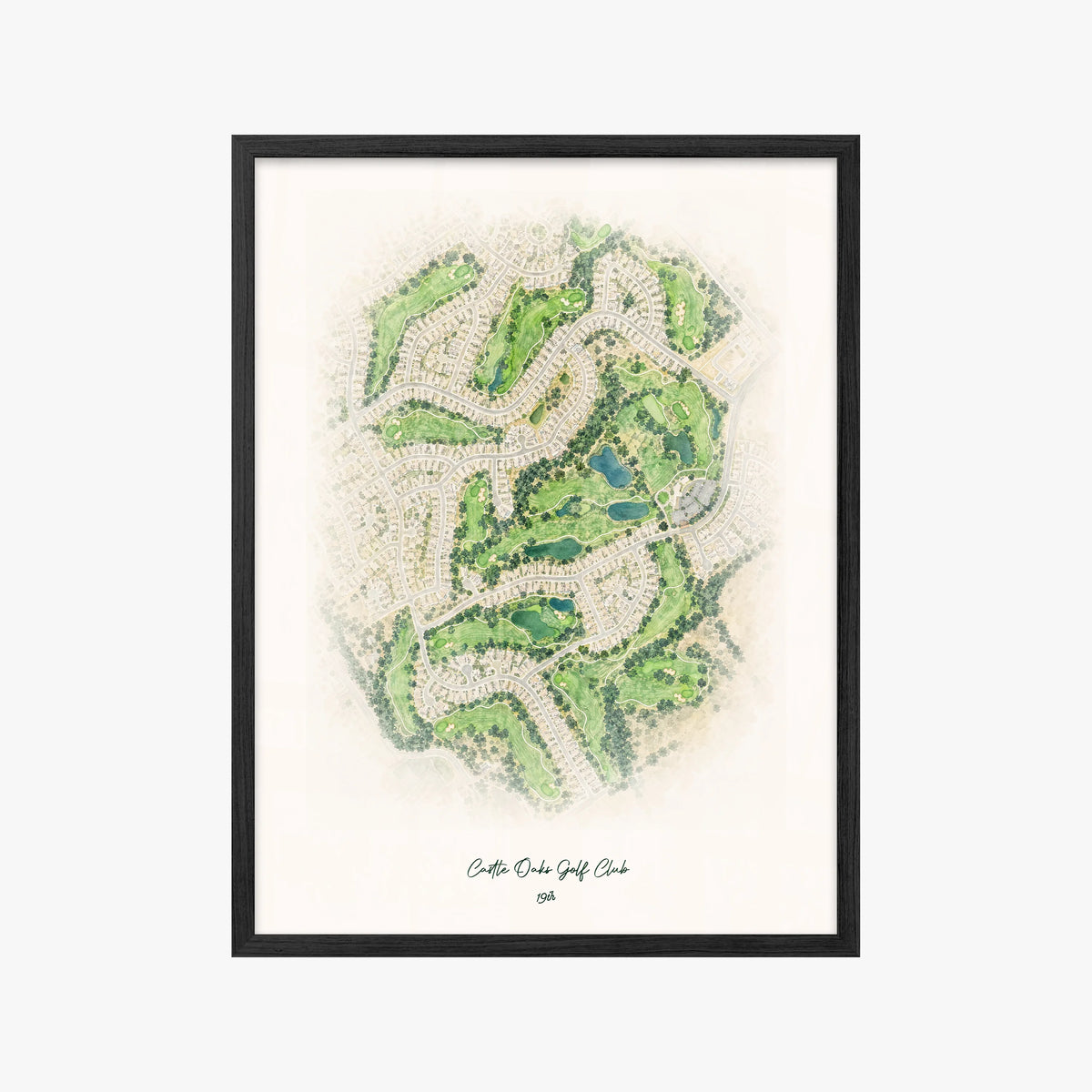 Castle Oaks Golf Club black frame