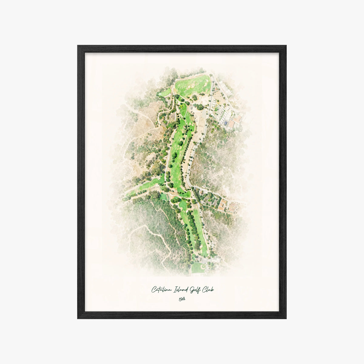 Catalina Island Golf Club black frame