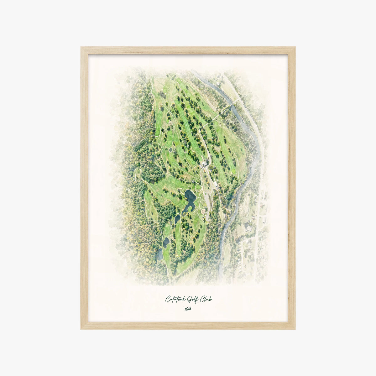 Catatonk Golf Club wood frame